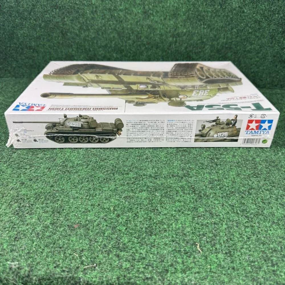 Tamiya  1/35  35257  Russian Medium Tank T-55A plastic model kit Sealed New